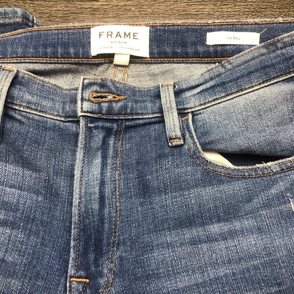 Frame jeans Le Boy cut with ankle zipper - Picture 3 of 15